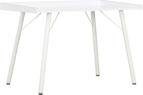 Maison Exclusive – písací stôl, biela farba, 90 × 50 × 79 cm