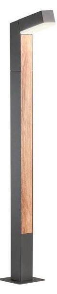 Redo 90512 - LED Vonkajšia lampa WOODY LED/10W/230V IP54 antracit