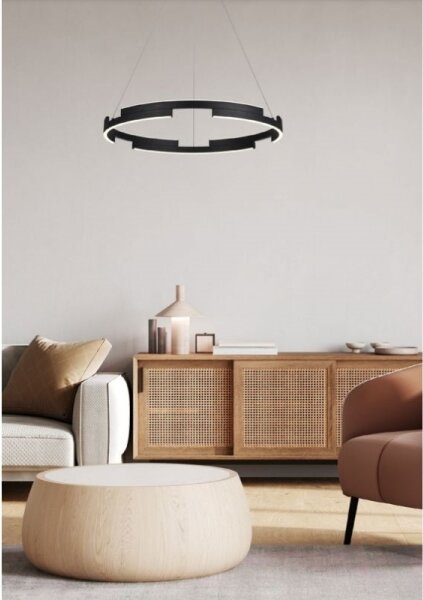 Redo 01-3173 - LED Stmievateľný luster na lanku CASTLE LED/36W/230V čierna
