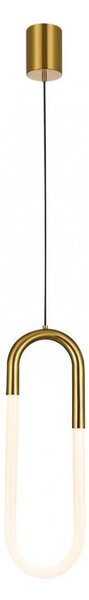 Redo 01-3183 - LED Luster na lanku LATIUM LED/9W/230V mosadz