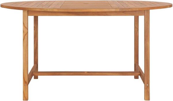 Maison Exclusive - Záhradný stôl 150x76 cm z masívneho teakového dreva