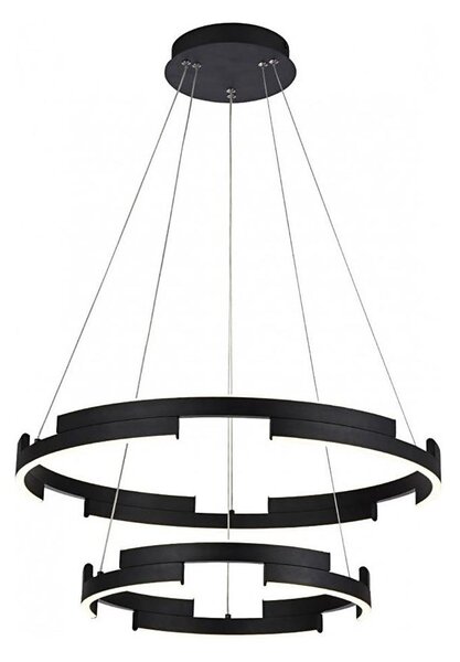 Redo 01-3179 - LED Stmievateľný luster na lanku CASTLE LED/60W/230V čierna