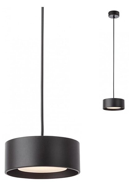 Redo 01-3101 - LED Luster na lanku PUNKT LED/6W/230V pr. 15 cm čierna