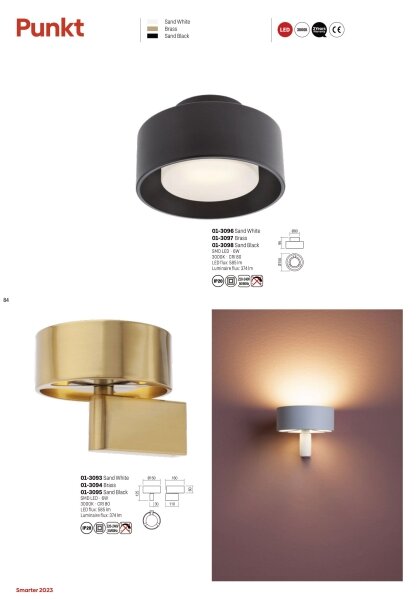 Redo 01-3096 - LED Stropné svietidlo PUNKT LED/6W/230V biela