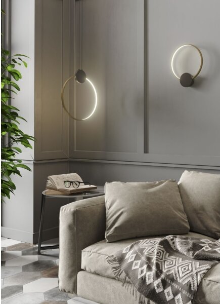 Redo 01-3107 - LED Luster na lanku ATOM LED/20W/230V pr. 60 cm