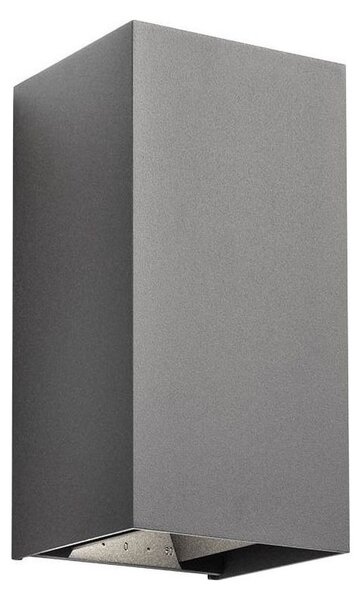 Redo90553-LED Vonkajšie nástenné svietidlo VARY 2xLED/10W/230V 3000K IP54 antracit