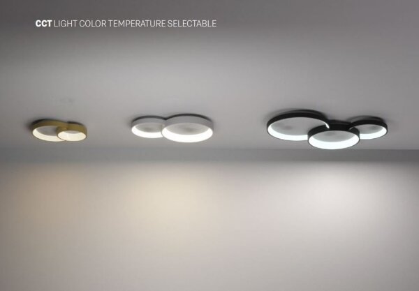Redo 01-3375 - LED Stmievateľné stropné svietidlo COMBI LED/72W/230V CRI98 čierna