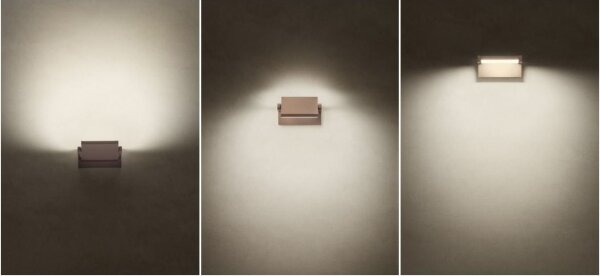 Redo 90585 - LED vonkajšie nástenné svietidlo FLIP LED/20W/230V 3000K IP54 hnedá