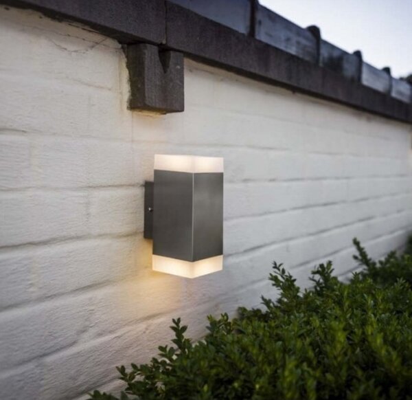 LED Vonkajšie nástenné svietidlo 2xLED/4W/230V IP44
