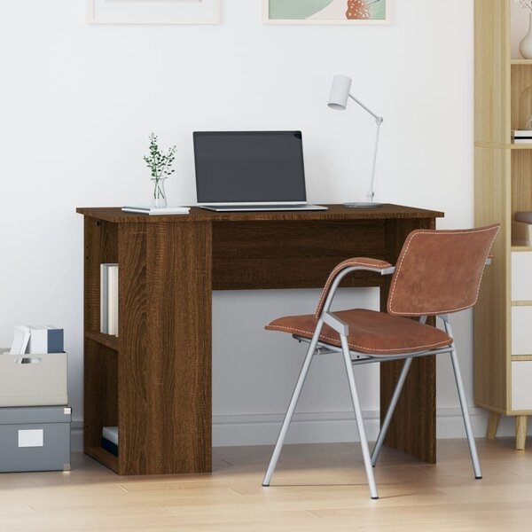 Maison Exclusive - písací stôl hnedý dubový vzhľad 100x55x75 cm drevený materiál