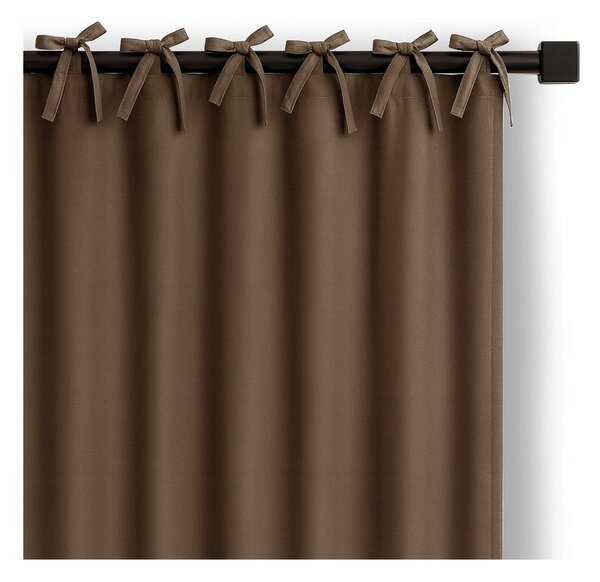 Hnedý dimout záves 140x250 cm Carli Tie – Restilo