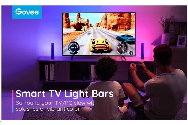 Govee - SADA 2x Flow Plus SMART LED TV & Gaming - RGBICWW Wi-Fi