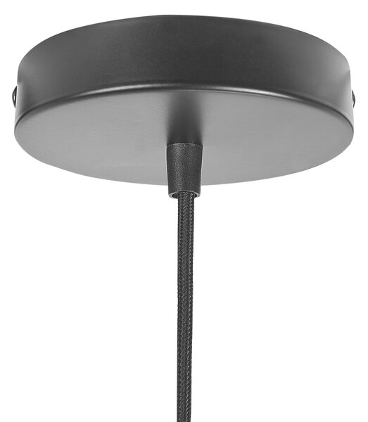 Závesná lampa prírodná s papierovým tienidlom osvetlenie do interiéru prírodný štýl japandi