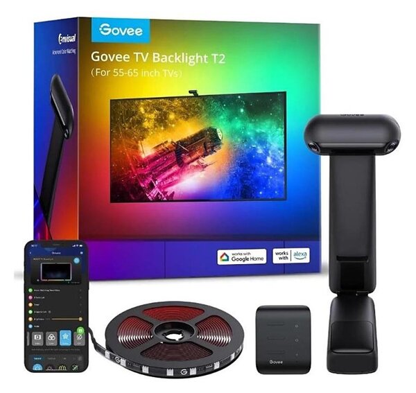 Govee - DreamView T2 DUAL TV 55-65" SMART LED podsvietenie RGBIC Wi-Fi + DO