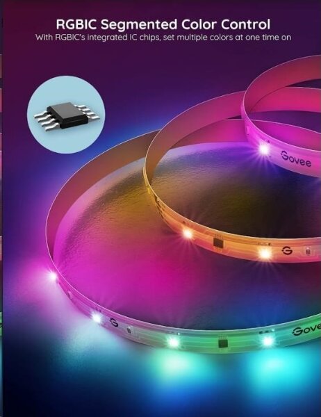Govee - Wi-Fi RGBIC Smart PRO LED pásik 5m