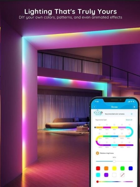 Govee - Wi-Fi RGBIC Smart PRO LED pásik 5m