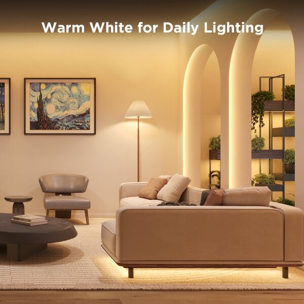Govee - Wi-Fi RGBICW Smart PRO LED pásik 5m MATTER - extra odolný
