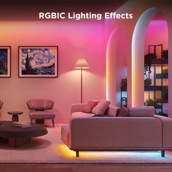 Govee - Wi-Fi RGBICW Smart PRO LED pásik 5m MATTER - extra odolný