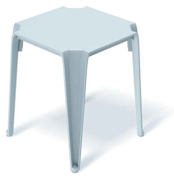 Prosperplast Záhradný odkladací stolík LOTTIES 39,6x39,6x46,5 cm svetlosivý