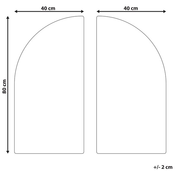 Nástenná dekorácia modrá v tvare okna MDF materiál geometrický vyrezávaný vzor moderný minimalizmus