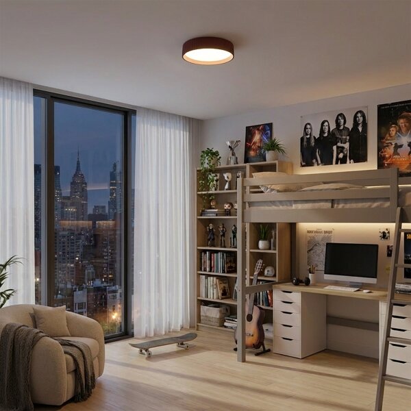Brilagi - LED stropné svietidlo LUCIA LED/24W/230V pr. 31 cm červené