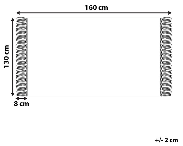 Deka ružová bavlnená 130 x 160 cm so strapcami prikrývka na posteľ boho štýl