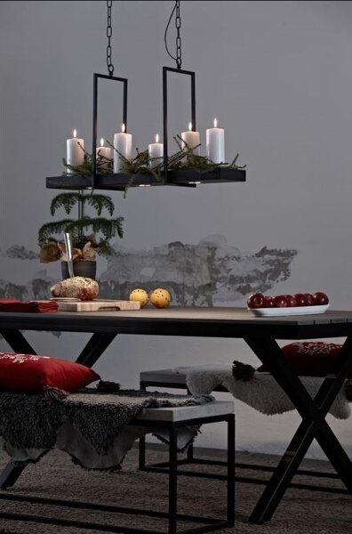 Markslöjd 105780 - LED Stmievateľný luster TRAY 3xLED/3W/230V čierna