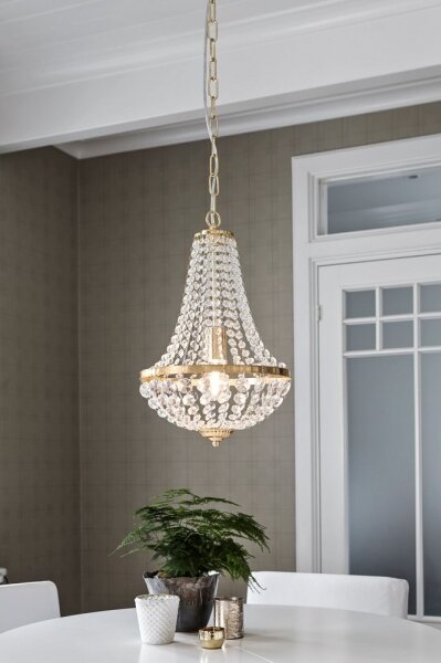 Markslöjd 106118 - Krištáľový luster na reťazi GRÄNSÖ 1xE27/60W/230V