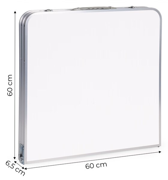 MultiGarden Skládací turistický stůl Veloca 120x60 cm bílý