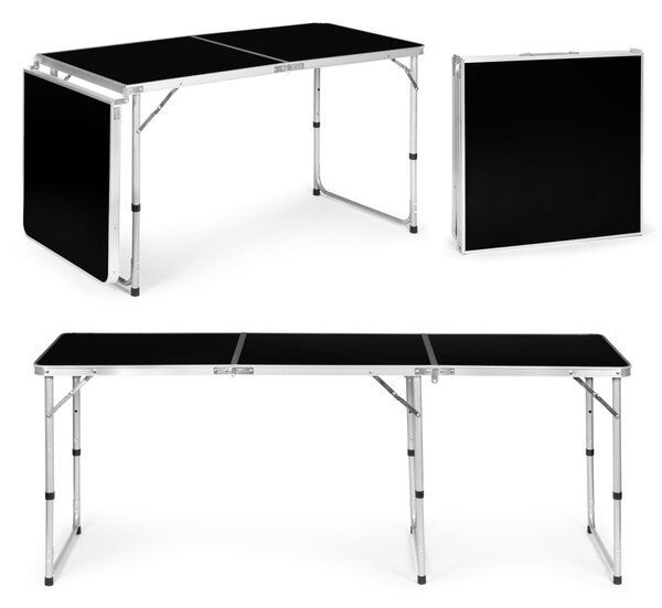 MultiGarden Skládací turistický stůl Veloca 180x60 cm černý