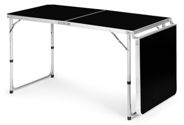 MultiGarden Skládací turistický stůl Veloca 180x60 cm černý