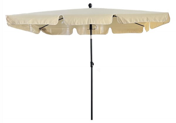 Ak furniture Záhradný slnečník FLOKS 200x125 cm béžový