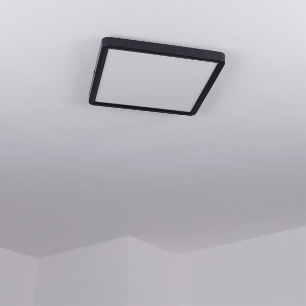 Brilagi -LED stmievateľné stropné svietidlo ESTELA SQUARE LED/36W/230V 31x31 cm čierna+DO