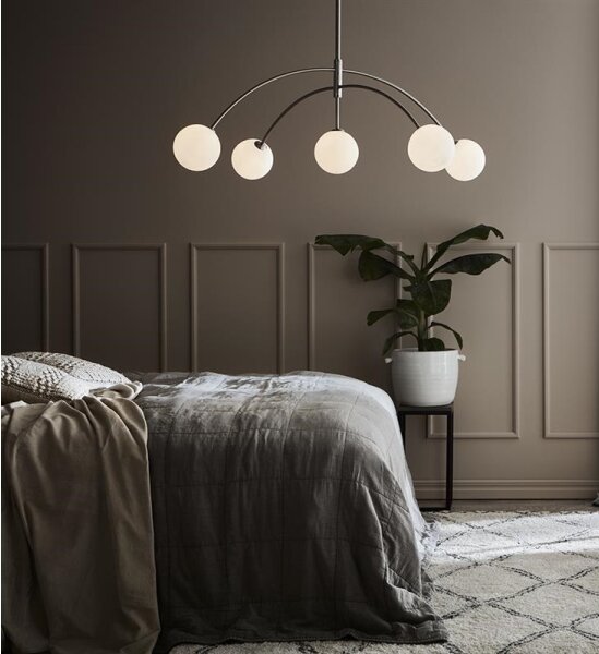 Markslöjd 107559 - Luster na lanku HEAVEN 5xG9/28W/230V