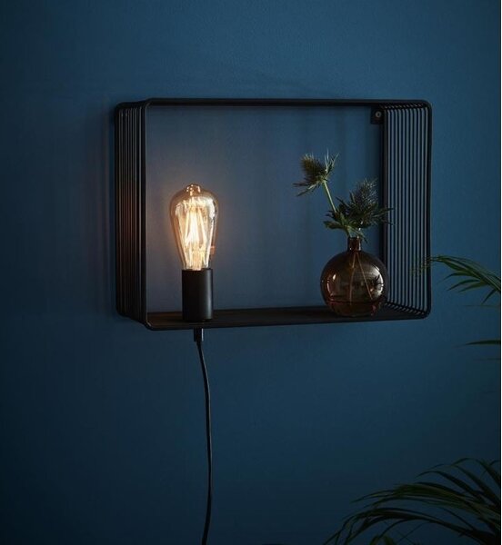 Markslöjd 107814 - Nástenné svietidlo SHELF 1xE27/60W/230V
