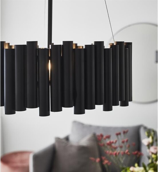 Markslöjd 107925 - Luster na tyči LEVEL 3xE27/60W/230V