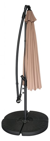 Záhradný slnečník Houseland Zynex 300 cm svetlohnedý