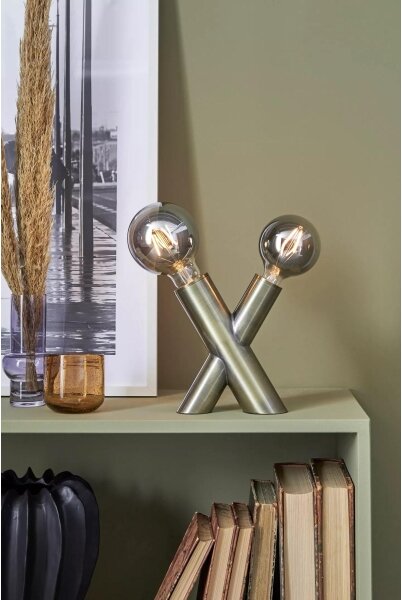Markslöjd 108053 - Stolná lampa SIMUL 1xE27/40W + 1xE14/40W/230V zlatá