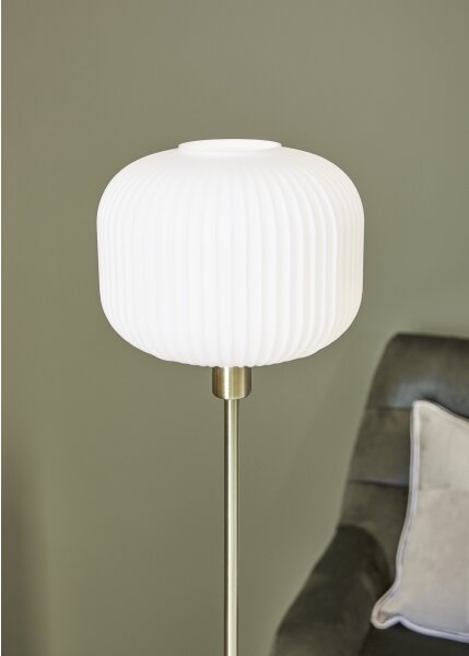 Markslöjd 108054 - Stojacia lampa SOBER 1xE27/40W/230V mosadz