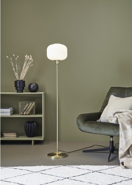 Markslöjd 108054 - Stojacia lampa SOBER 1xE27/40W/230V mosadz