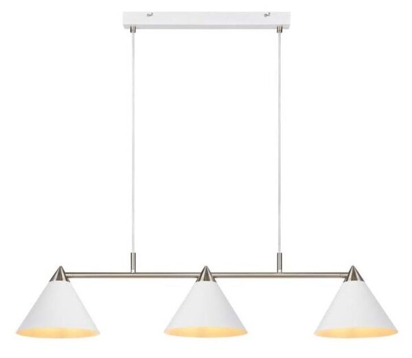 Markslöjd 108075 - Luster na lanku KLINT 3xE14/40W/230V biela
