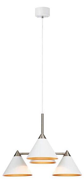 Markslöjd 108077 - Luster na lanku KLINT 4xE14/40W/230V biela