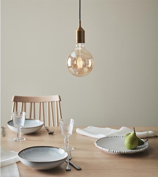 Markslöjd 108098 - Luster na lanku BRONX 1xE27/60W/230V bronzová