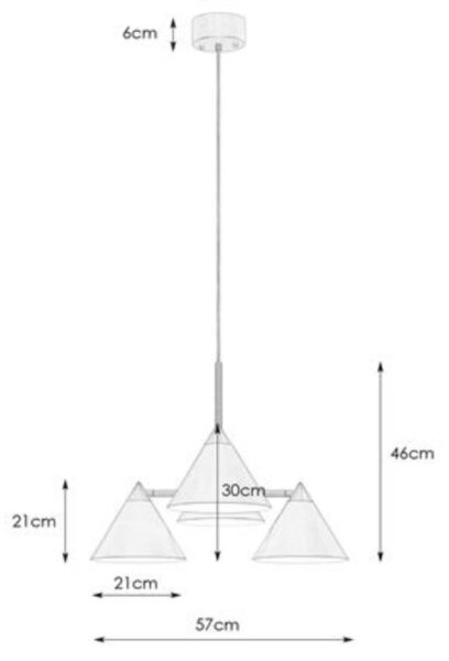Markslöjd 108077 - Luster na lanku KLINT 4xE14/40W/230V biela