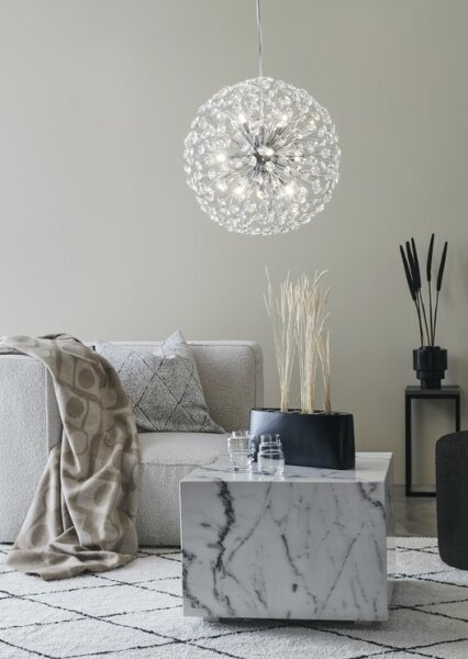 Markslöjd 108101 - Krištáľový luster na lanku BOLID 9xG9/20W/230V