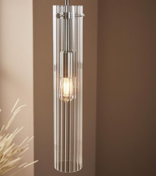 Markslöjd 108112 - Luster na lanku TUBO 1xE14/40W/230V