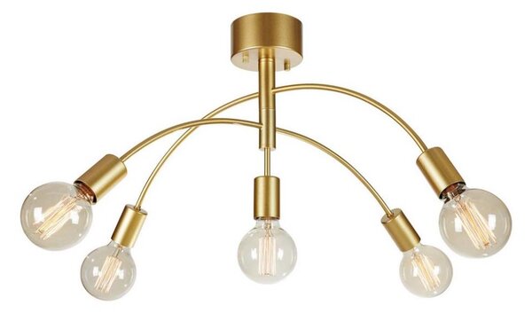 Markslöjd 108285 - Prisadený luster CYGNUS 5xE27/40W/230V zlatá