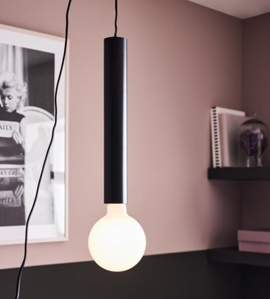 Markslöjd 108260 - Luster na lanku SENCILLO 1xE27/40W/230V čierna