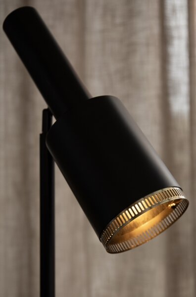 Markslöjd 108542 - Stojacia lampa OZZY 1xE27/40W/230V čierna