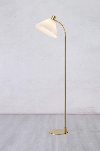 Markslöjd 108569 - Stojacia lampa MIRA 1xE27/40W/230V zlatá